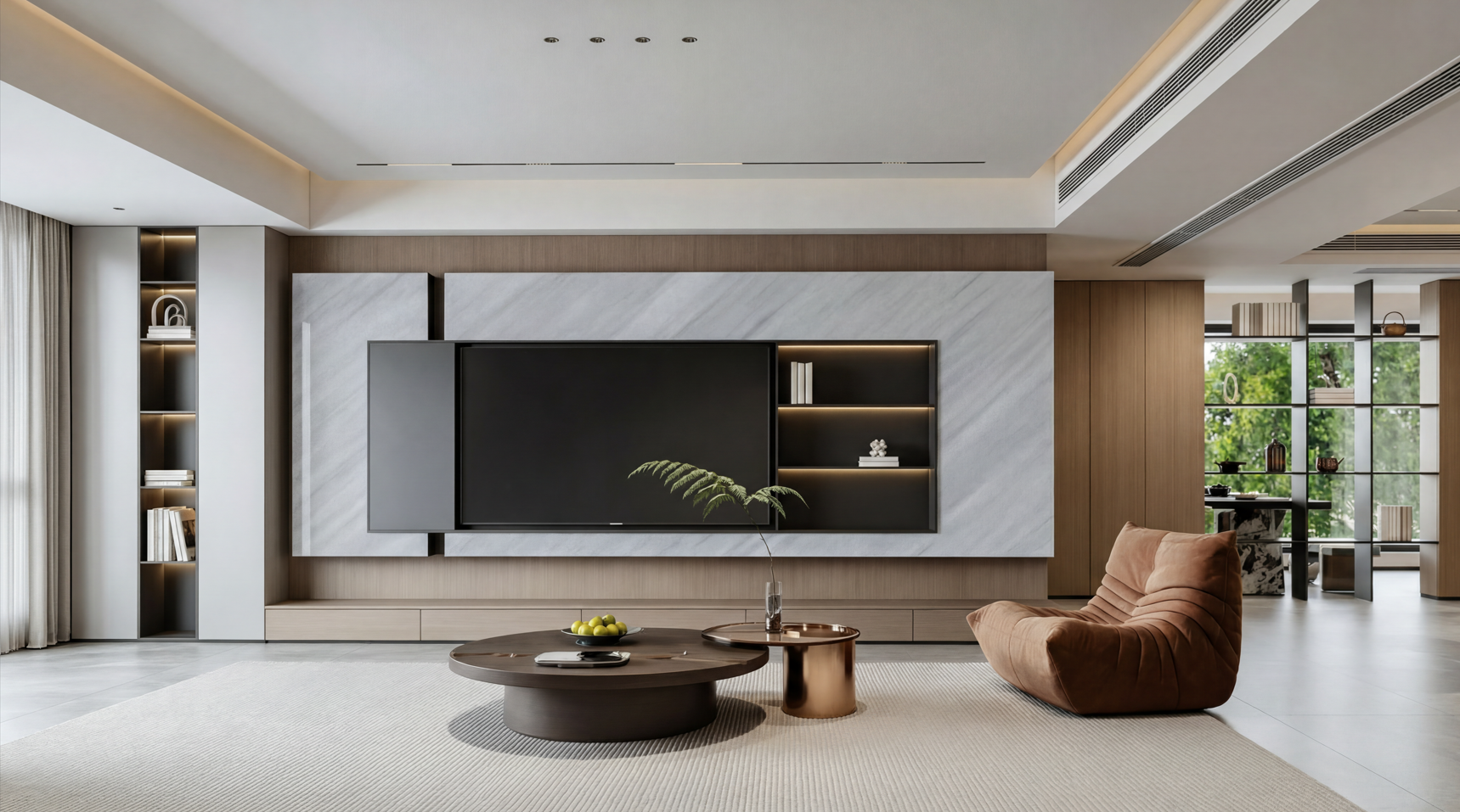 TV feature wall