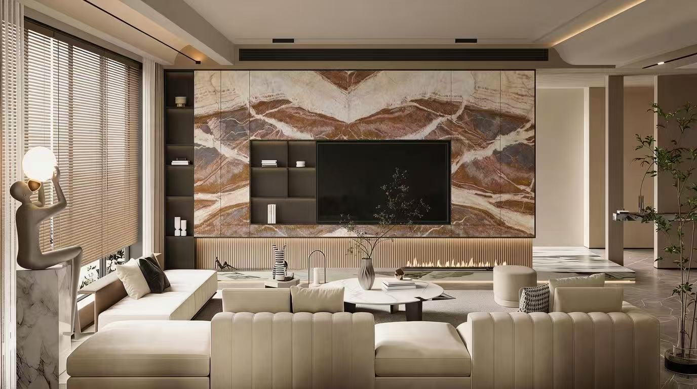 TV feature wall