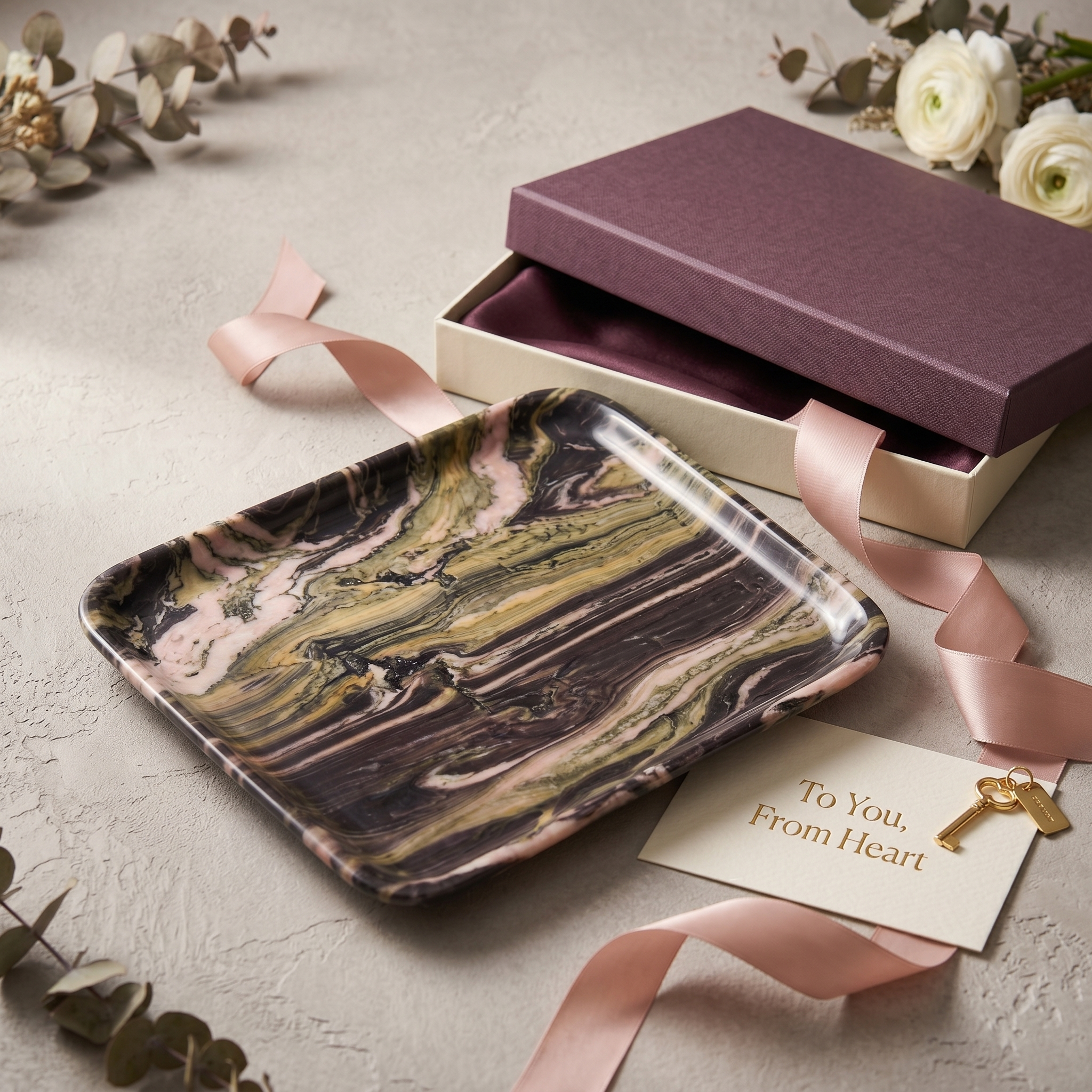 Square tray