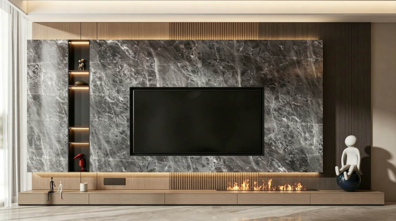 TV feature wall